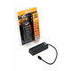 Концентратор USB Frime (1х3.0&3x2.0) Type-C Black (FH-20060)