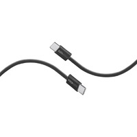 Кабель Promate USB Type-C - USB Type-C (M/M), 3 A, 60 W, 1.2 м, EcoLine-CC120 Black (ecoline-cc120.black)