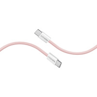 Кабель Promate USB Type-C - USB Type-C (M/M), 3 A, 60 W, 2 м, EcoLine-CC200 Pink (ecoline-cc200.pink)