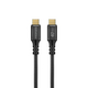 Кабель Promate USB Type-C - USB Type-C (M/M), 5 A, 240 W, 1 м, PowerBolt240 Black (powerbolt240-1m.black)