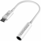 Адаптер Promate USB Type-C - 3.5 мм (M/F), 0.2 м, AuxLink-C White (auxlink-c.white)