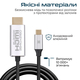 Кабель Promate HDMI-USB Type-C, v2.0, 1.8 m, Grey (hdlink-60h.grey)