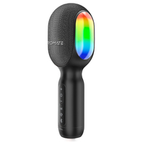 Микрофон для караоке Promate VocalMic Bluetooth LED Black (vocalmic.black)