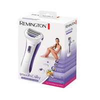 Бритва електр. Remington сіткова Smooth&Silky,  бритв.головок-2, сух.+волог., жіночий тример, біло-фіолетовий