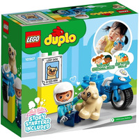 LEGO Конструктор DUPLO Town Полицейский мотоцикл 10967