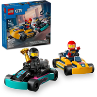 Конструктор LEGO City Картинг и гонщики