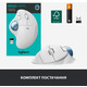 Миша Bluetooth Logitech Ergo M575 White (910-005870)