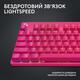 Клавиатура Logitech G PRO X TKL Lightspeed Magenta (920-012159)