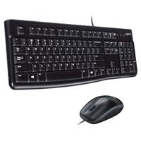 Комплект (клавиатура, мышь) Logitech MK120 Black (920-002563)