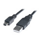 Кабель REAL-EL USB - mini USB V 2.0 (M/M), 1.8 м, черный (EL123500006)