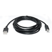 Кабель REAL-EL Pro USB - USB Type-B V 2.0 (M/M), 2 м, черный (EL123500026)