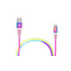 Кабель REAL-EL USB - Lightning (M/M), 1 м, Rainbow (EL123500051)