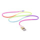 Кабель REAL-EL USB - Lightning (M/M), 1 м, Rainbow (EL123500051)