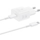 Сетевое зарядное устройство Samsung EP-T2510XWEGEU White, 25W + кабель USB Type-C