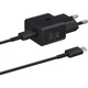 мережева зарядка SAMSUNG 25W Travel Adapter + Type-C cable Black/EP-T2510XBEGEU