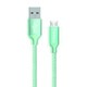 Кабель ColorWay USB - micro USB (M/M), 1 м, Mint (CW-CBUM002-MT)