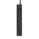 Фільтр живлення ColorWay CW-CHE435PDB 4 розетки, 3USB (2USB-A + 1 TYPE-C) (24W), 2м, Black