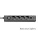 Фільтр живлення ColorWay CW-CHE435PDB 4 розетки, 3USB (2USB-A + 1 TYPE-C) (24W), 2м, Black