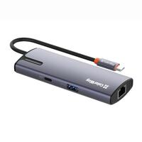 Док-станція СolorWay USB-C 6-в-1 Type C PD 100W/USB3.0х3/USB2.0/RJ45 (CW-HUB03)