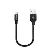 Кабель ColorWay USB - micro USB (M/M), 2.4 А, 0.25 м, Black (CW-CBUM048-BK)