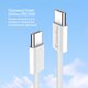 Кабель ColorWay USB Type-C + USB Type-C (M/M), 3.0 А, 1 м, Grey (CW-CBPDCC061-GR)