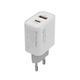 Мережевий зарядний пристрій ColorWay Power Delivery Port PPS (Type-C PD + USB QC3.0) (30W) White (CW-CHS037PD-WT)