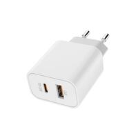 Сетевое зарядное устройство Colorway Power Delivery Port PPS (Type-C PD + USB QC3.0) (30W) White (CW-CHS037PD-WT)