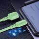 Кабель ColorWay USB - USB Type-C (M/M), soft silicone, 2.4 А, 1 м, Green (CW-CBUC042-GR)