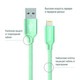 Кабель ColorWay USB - Lightning (M/M), 1 м, Mint (CW-CBUL004-MT)