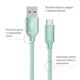 Кабель ColorWay USB - USB Type-C (M/M), 1 м, Mint (CW-CBUC003-MT)