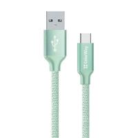 Кабель ColorWay USB - USB Type-C (M/M), 1 м, Mint (CW-CBUC003-MT)