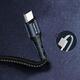 Кабель ColorWay USB - USB Type-C (M/M), nylon, 2.4 А, 1 м, Black (CW-CBUC045-BK)