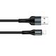 Кабель ColorWay USB - Lightning (M/M), nylon, 2.4 А, 1 м, Black (CW-CBUL045-BK)