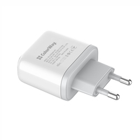 Сетевое зарядное устройство ColorWay Power Delivery Port PPS USB (Type-C PD + Type-C PD) (40W) White (CW-CHS048PD-WT)