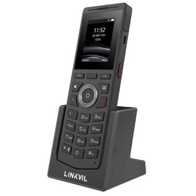 Трубка IP-DECT Fanvil W610D , кольоровий дисплей 2.0” 240x320 LCD, 4 SIP лінії, робота з DECT-базою W710D, підключення гарнітури через BT 5.0 або роз’єм 3,5 мм