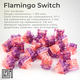 Клавиатура беспроводная Epomaker TH80 SE 75% Flamingo Switch Hot-Swap (2.4G/BT/USB) RGB UA Black (TH80-SE-B-F)