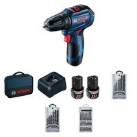 Шуруповерт-дриль Bosch GSR 12V-30 + Набор бит Promo Set (25 шт)