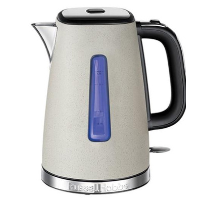 Електрочайник Russell Hobbs Luna Stone, 1.7л, метал, під камінь, бежевий