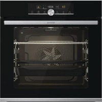 Духова шафа Gorenje електрична, 77л, A+, дисплей, покрокове випікання, чорний