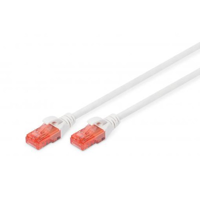 Патч-корд DIGITUS CAT 6 UTP 3м, AWG 26/7, Cu, LSZH, White (DK-1617-030/WH)