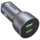 Автомобільний зарядний пристрій UGREEN CD213 36W 2xUSB QC 3.0 3A Car Charger (Темно-синій)
