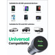 Автомобільний зарядний пристрій UGREEN CD213 36W 2xUSB QC 3.0 3A Car Charger (Темно-синій)