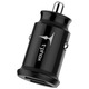 Автомобільний зарядний пристрій T-PHOX Charger Set 2.4A Dual+MicroUSB cable 1.2m (Чорний)