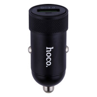 Автомобільний Зарядний Пристрій Hoco Z32 Speed Up, QC3.0 18W, 3A, Black