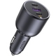 Автозарядка 3xUSB 130W (2xUSB-C+USB-A) QC 3.0 Чорна (EC705) UGREEN