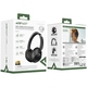 Гарнітура Acefast H3 ANC, Bluetooth+3,5мм, Black