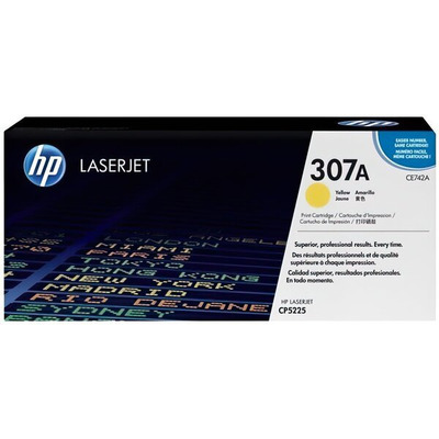 Картридж лазерний HP CLJ CP5220 series yellow (CE742A)