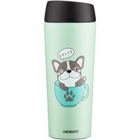 Термокухоль Ardesto Coffee time Frenchie, 450мл, нержавіюча сталь, зелений
