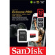 Карта пам`яті MicroSDHC 32GB UHS-I/U3 Class 10 SanDisk Extreme Pro A1 + SD-адаптер R100/W90MB/s (SDSQXCG-032G-GN6MA)