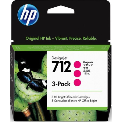 Картридж HP No.712 DesignJet Т230/Т630 Magenta 3-Pack 29-ml (3ED78A)